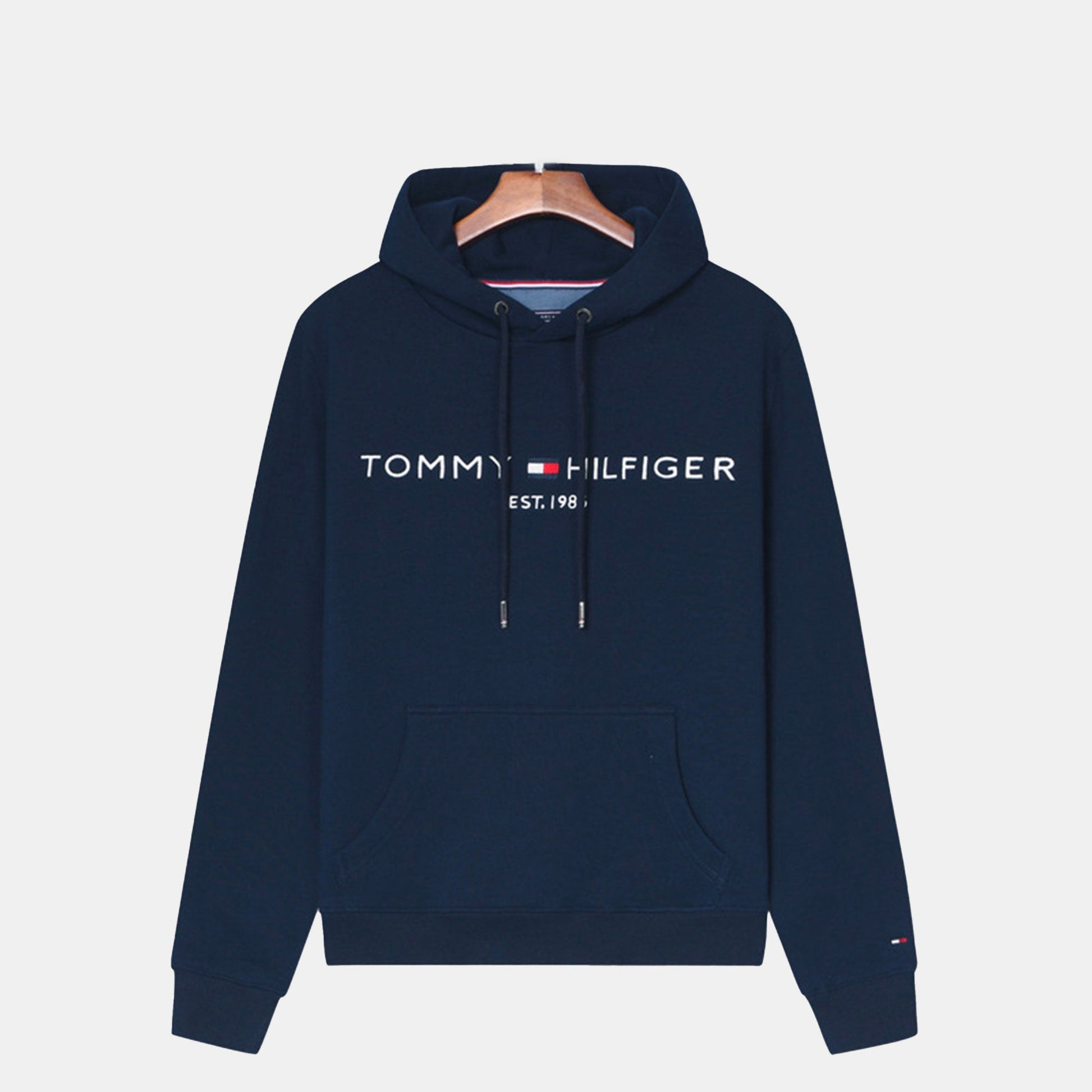 TH Premium Cotton Hoodie Blue / S TH Premium Cotton Hoodie