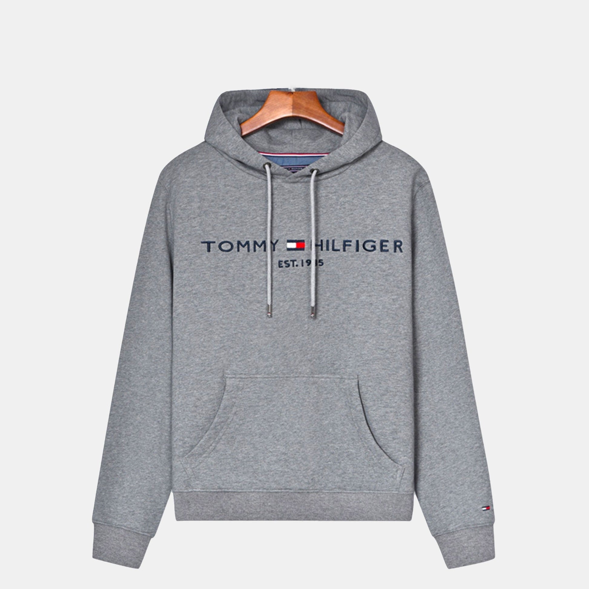 TH Premium Cotton Hoodie Light gray / S TH Premium Cotton Hoodie