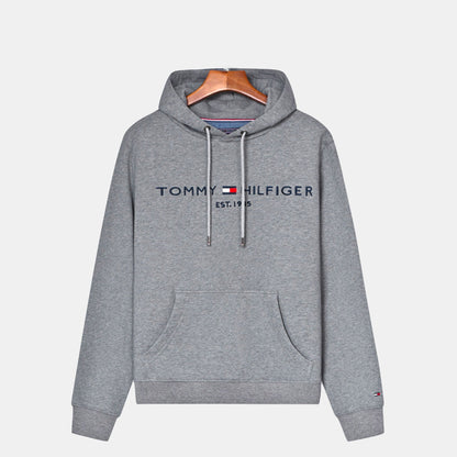 TH Premium Cotton Hoodie Light gray / S TH Premium Cotton Hoodie