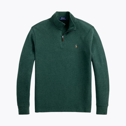 RL Estate-Rib Quarter-Zip Pullover