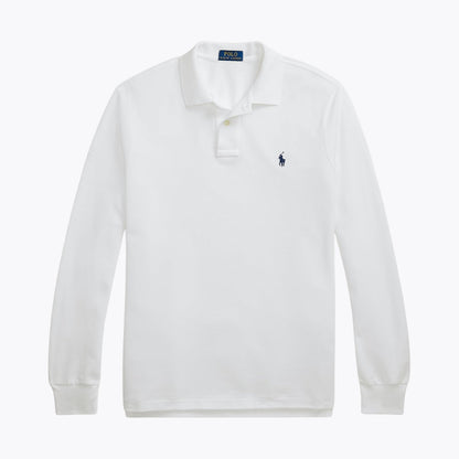 RL Mesh Long-Sleeve Polo Shirt