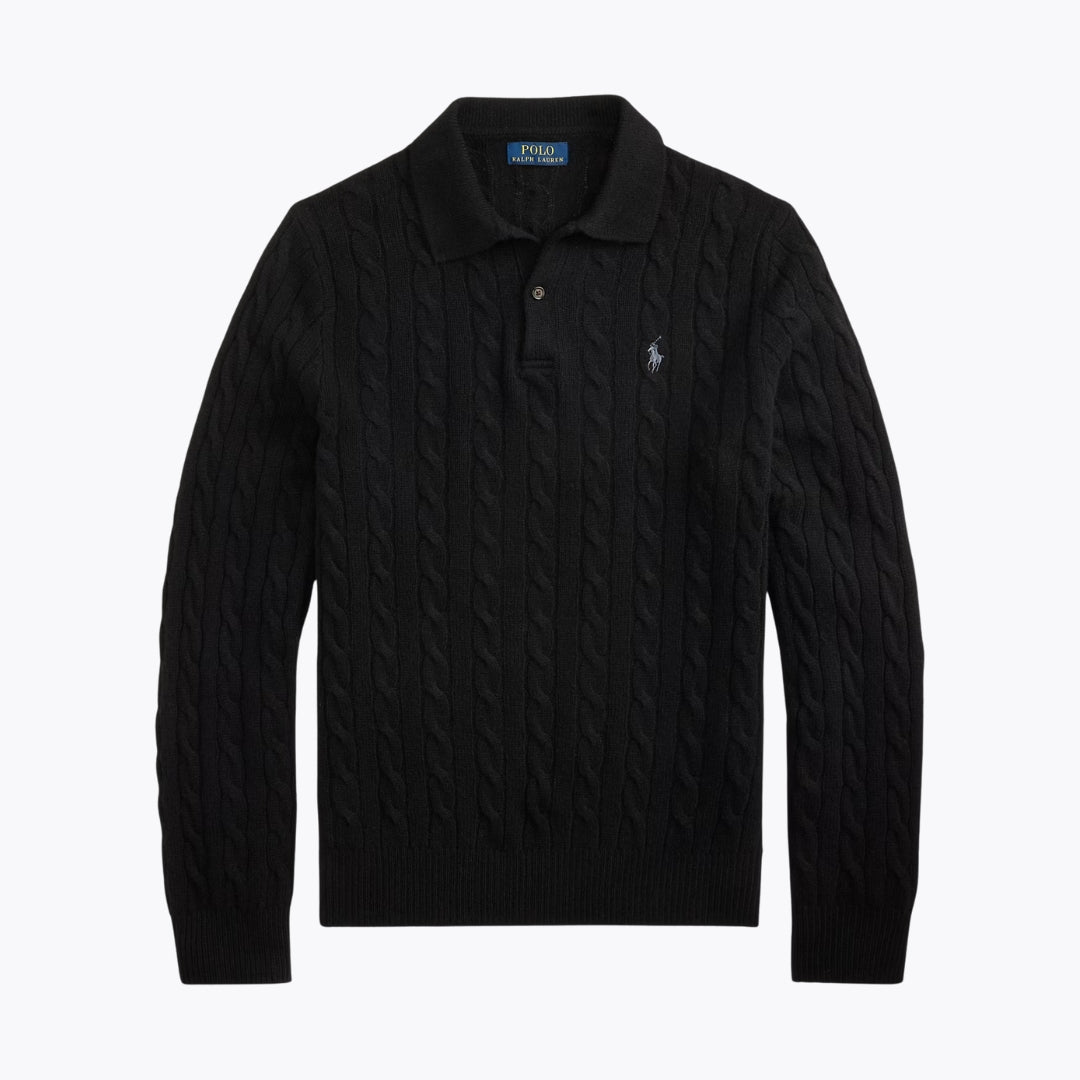 RL Wool–Cashmere Cable-Knit Jumper