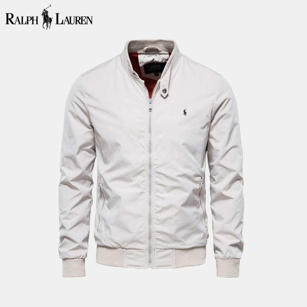 RL Bomber Classic Bomber Jacket White / S RL Bomber Classic Bomber Jacket