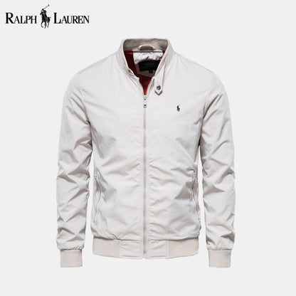 RL Bomber Classic Bomber Jacket White / S RL Bomber Classic Bomber Jacket