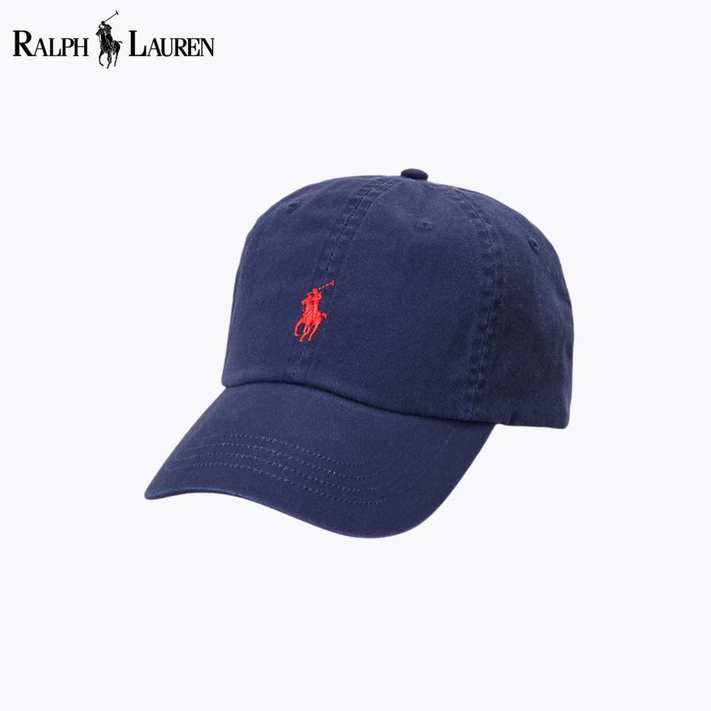 RL Cotton Chino Baseball Cap Navy RL Cotton Chino Baseball Cap