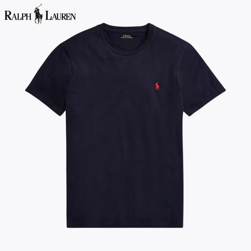 RL Custom Slim Fit Jersey Crewneck T-Shirt Blue Navy / S RL Custom Slim Fit Jersey Crewneck T-Shirt