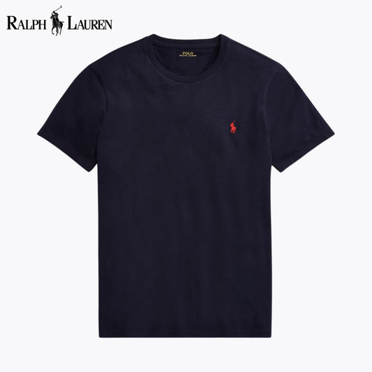 RL Custom Slim Fit Jersey Crewneck T-Shirt Blue Navy / S RL Custom Slim Fit Jersey Crewneck T-Shirt