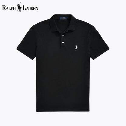 RL Custom Slim Fit Stretch Mesh Polo Shirt Black / S RL Custom Slim Fit Stretch Mesh Polo Shirt