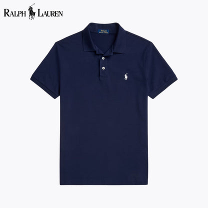 RL Custom Slim Fit Stretch Mesh Polo Shirt Blue Navy / S RL Custom Slim Fit Stretch Mesh Polo Shirt