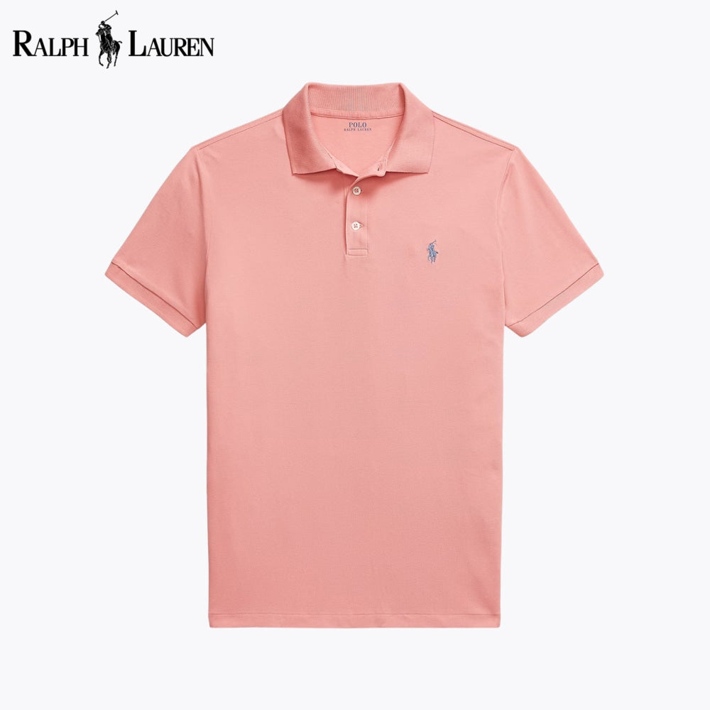 RL Custom Slim Fit Stretch Mesh Polo Shirt Rose / S RL Custom Slim Fit Stretch Mesh Polo Shirt